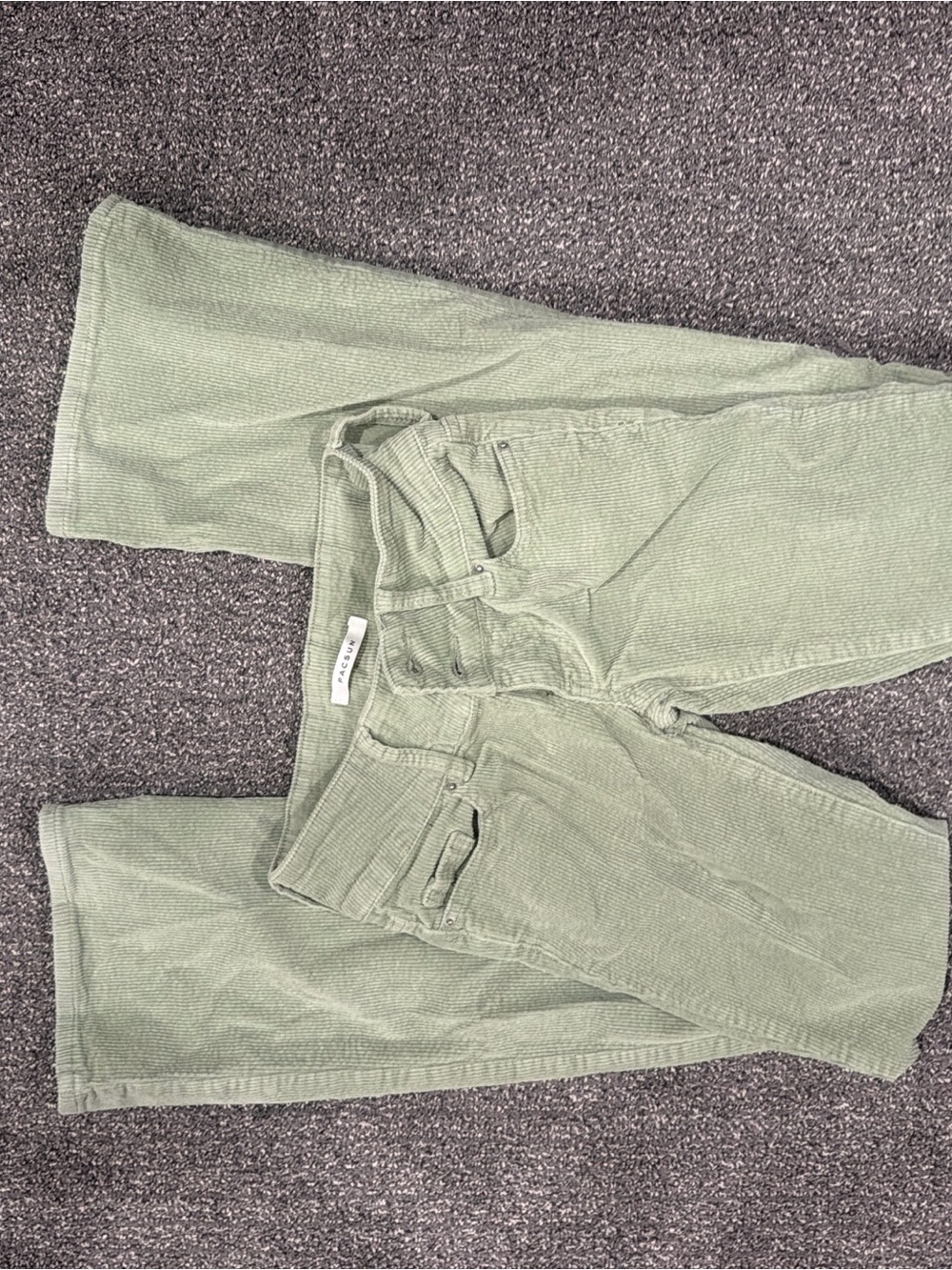 Light Sage Corduroy Jeans
